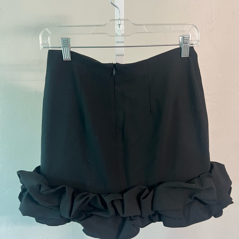 NWT Zara black mini puff gem skirt sz Small S - Picture 3 of 3